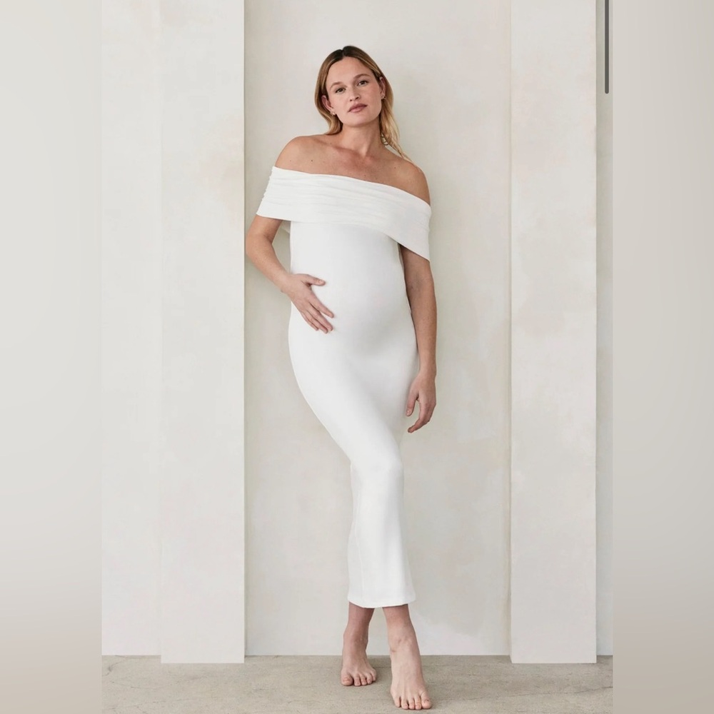 Bumpsuit Bianca Dress in White Size XS